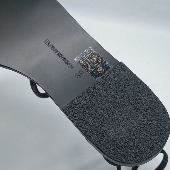 ANCIENT GREEK SANDALS Ofis Low Crystal-Embellished Wraparound Sandals size 39 - Picture 15 of 15